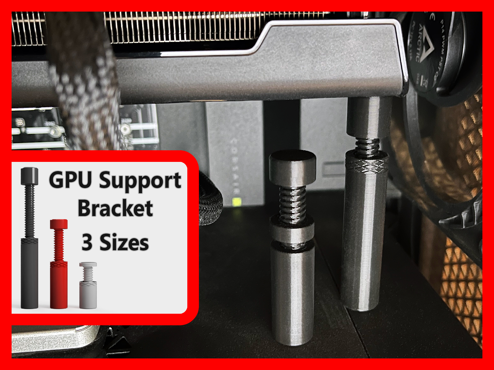 GPU Support Bracket - Adjustable - Prevent Sagging