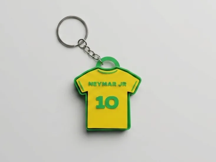 Fidget Toy Clicker Neymar Keychain