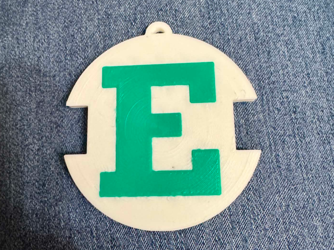 EMU E hair Tie Holder 3D model