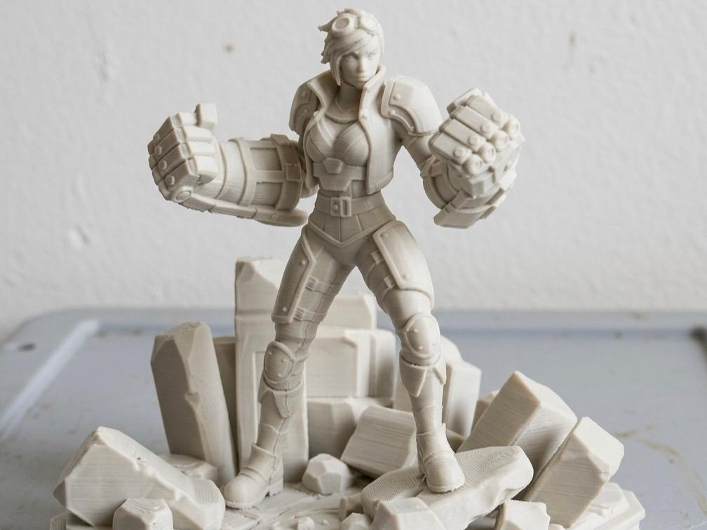 Vi Inspired 3D Miniature – League Fan Art Figure