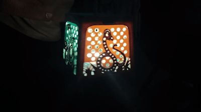 Year of the Snake Lantern No supports needed mini printable (Auspicious, Festive)