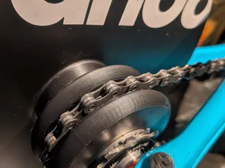 chain guard for kickr or other indoor trainer