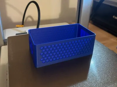Waste filament collection box for 3D printing