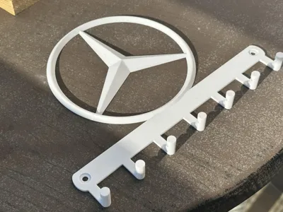 Mercedes-Benz Star Key Hanger / Wall Hook
