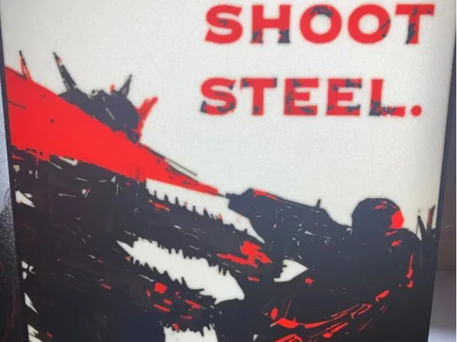 Helldivers 2 lightbox (SHOOT STEEL)