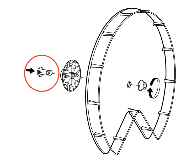 IKEA Utrusta corner carousel part 