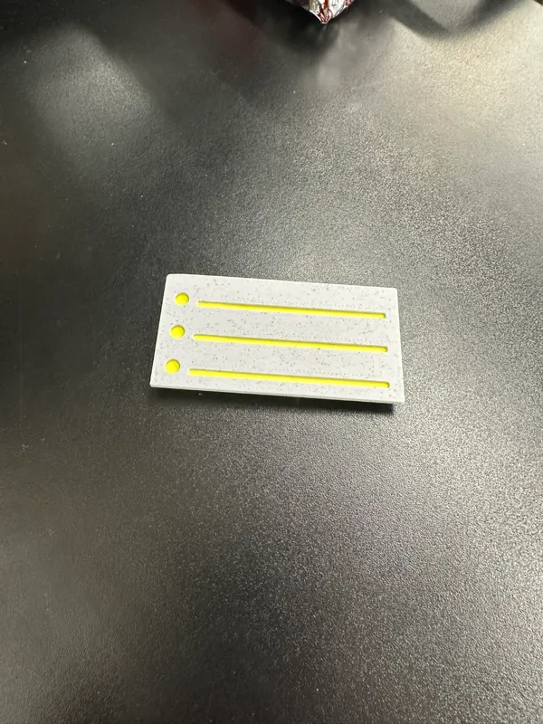 Gabarit ligné pour post-it