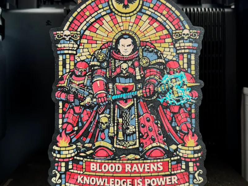 Blood Ravens Legion 40k Lightbox; Space Marine
