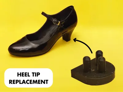 Heel tip replacement
