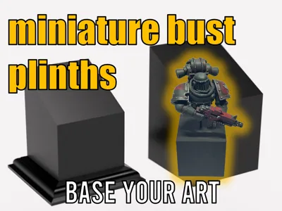 Display Bust Collection – 30x30x30mm to 80x80x80mm