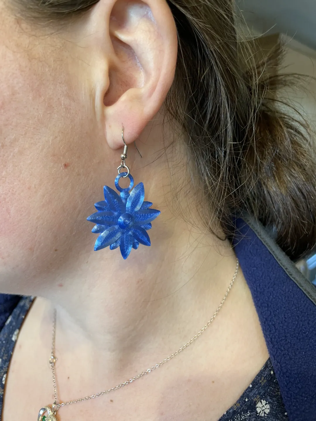 Daisy earrings, multi-coloured or plain view 4