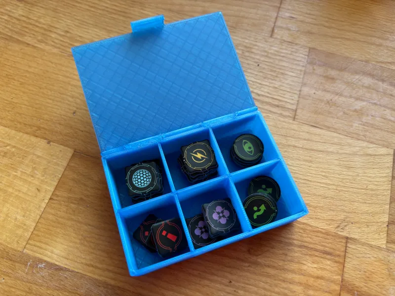 Token holder box for Star Wars X-Wing