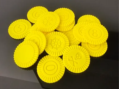 Treasure Pirate Gold Coins