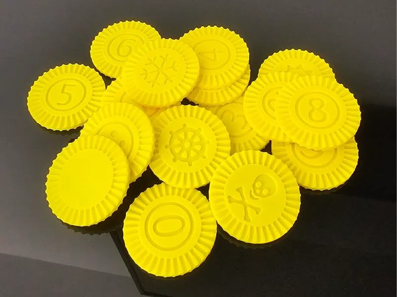 Treasure Pirate Gold Coins