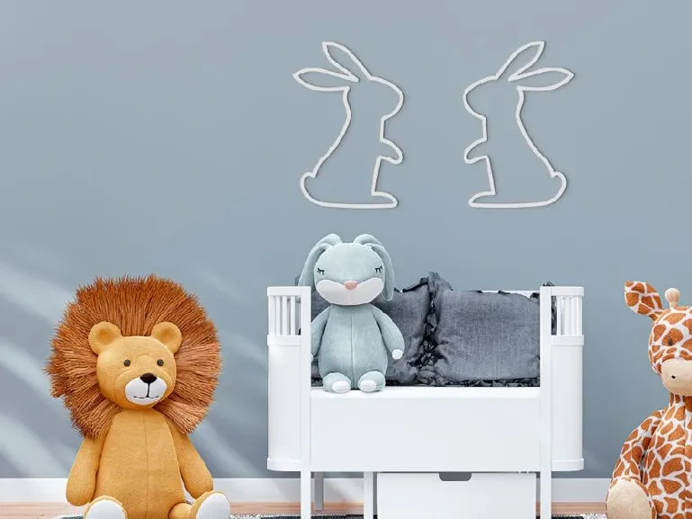 Talking Rabbits Kids Wall Sticker