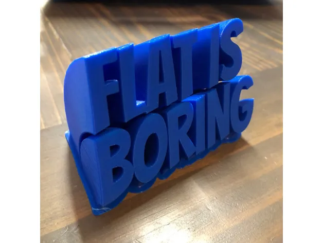 Sweeping 2-line name plate - customizable view 4