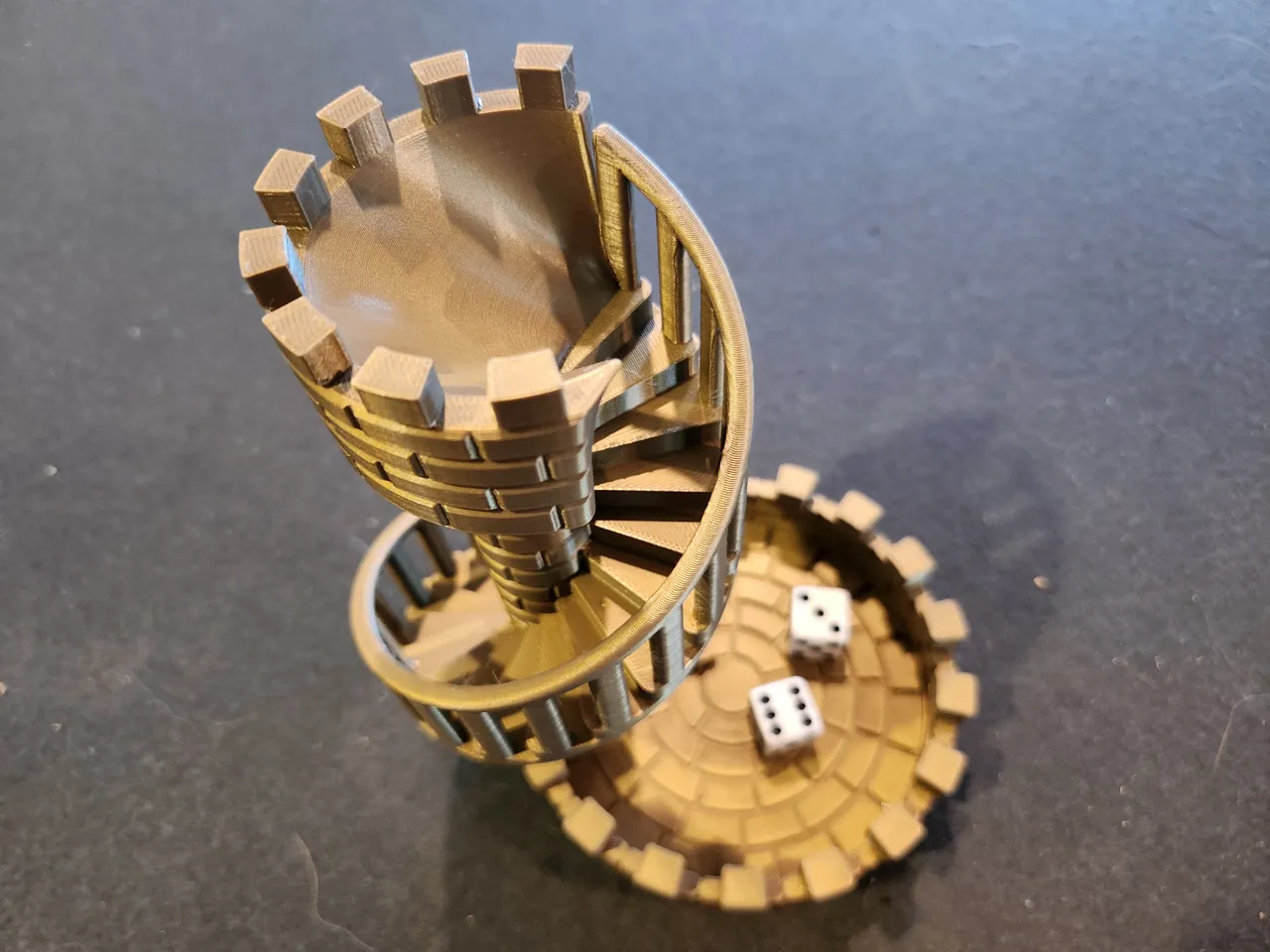 Dice Tower Castle Stairs view 3