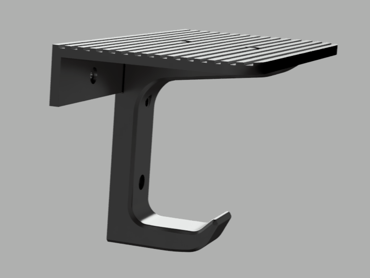 Headphone Hook and Shelf