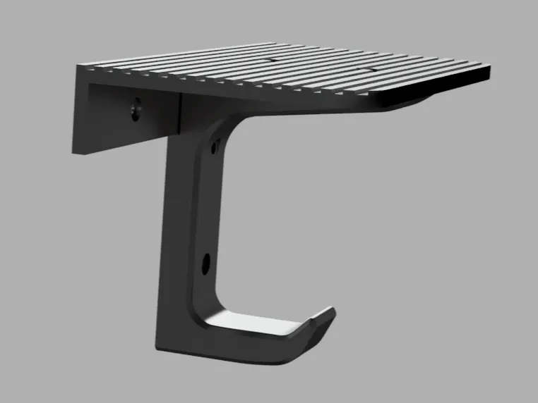 Headphone Hook and Shelf