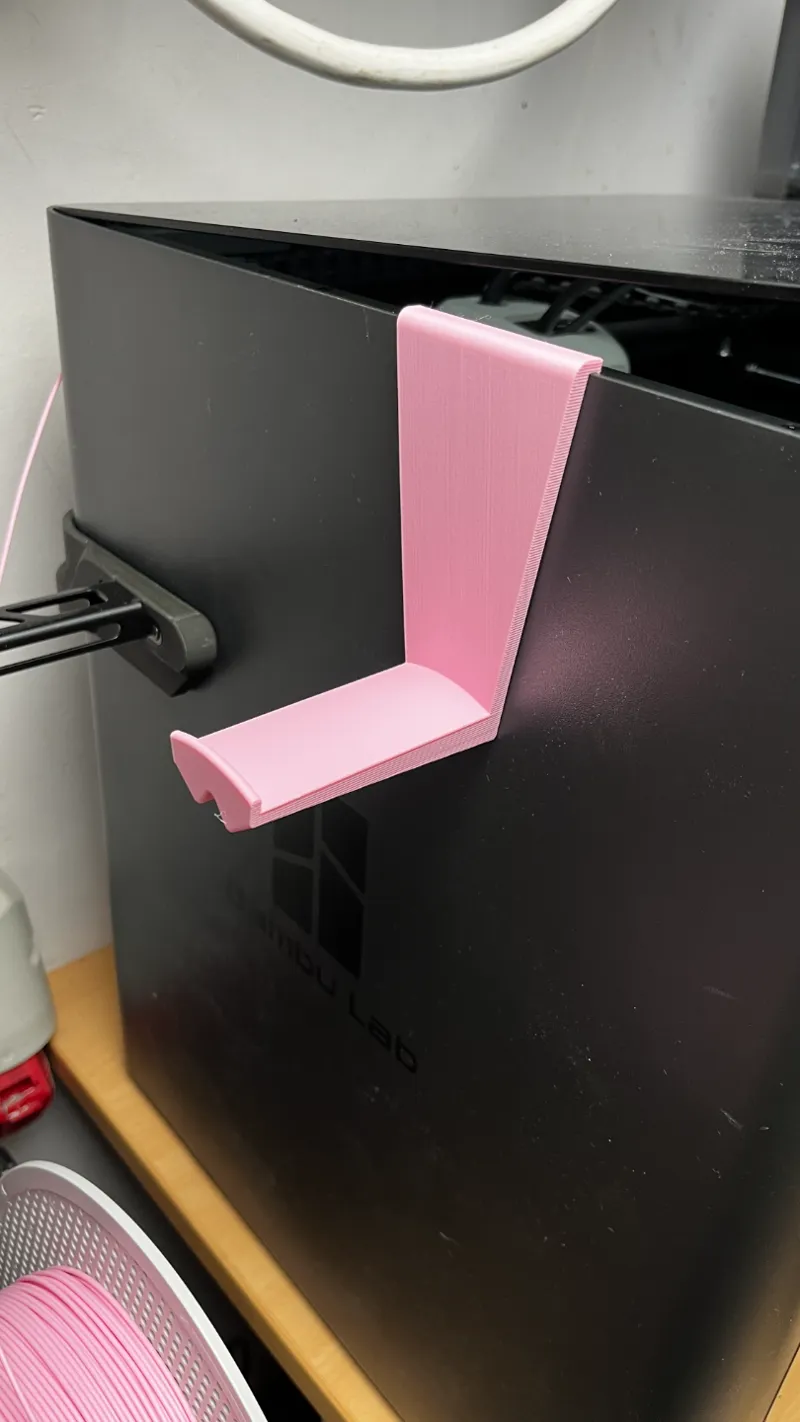 Side spool holder for 1kg filament rolls