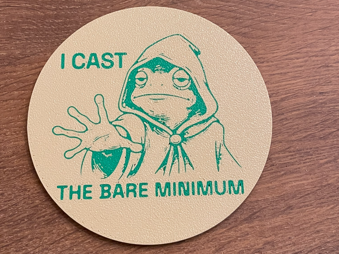 Funny DND Coaster / Frog / Game Night / Table / 