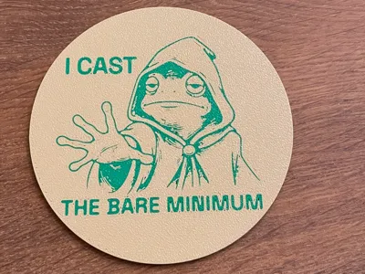 Funny DND Coaster / Frog / Game Night / Table /