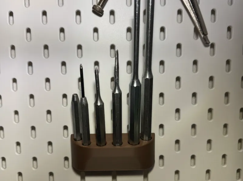 Universal Pin Punch Holder for IKEA Skadis Board