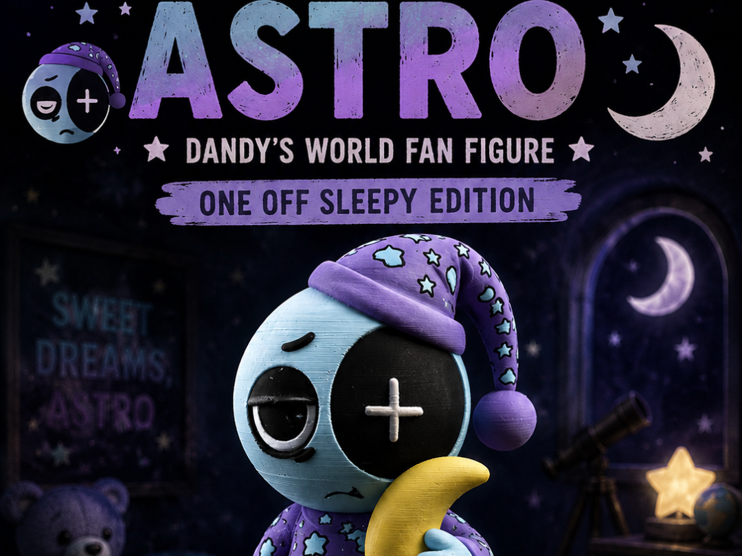 Astro – Dandy’s World Fan Figure (Sleepy Edition)