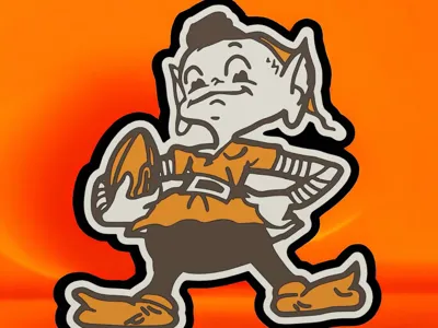Brownie Elf - Cleveland Browns Throwback LED Lamp