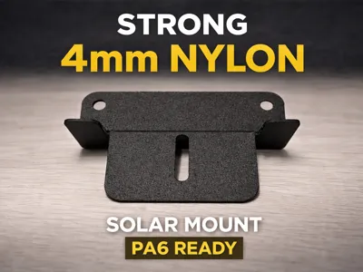 Heavy-Duty Solar Panel Z-Bracket 4mm PA6 Optimised