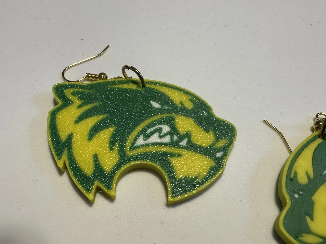 UVU Wolverine Earrings view 2