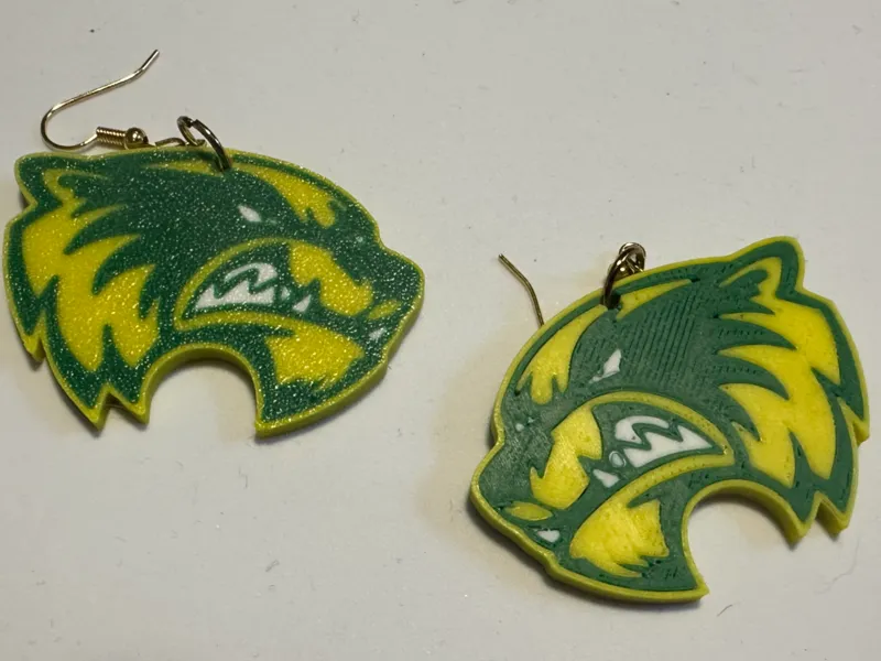UVU Wolverine Earrings