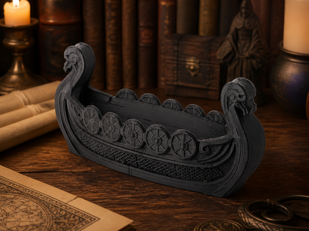 Viking Drakkar Organizer - Nautical Décor