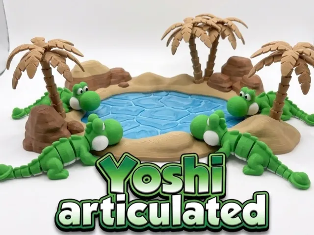 Dragon Yoshi Articulated – Mario Movie Edition