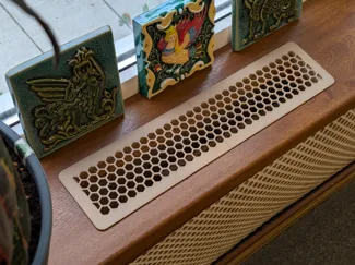 Ventilation grate 450 x 91 mm