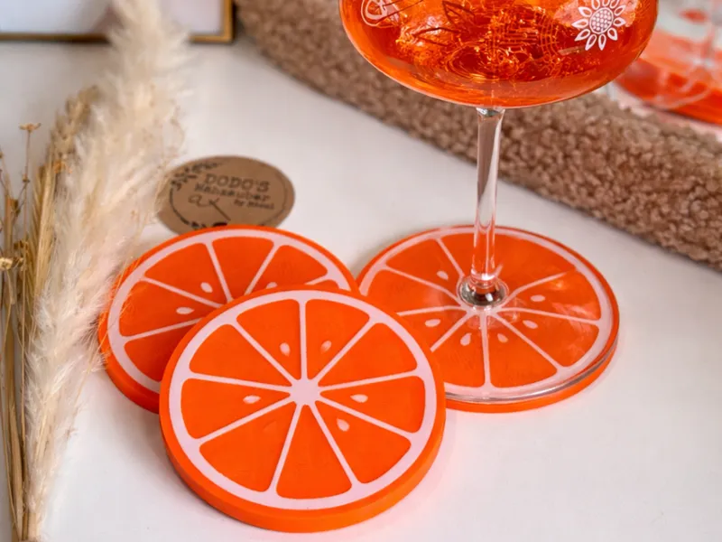 Untersetzer Orange