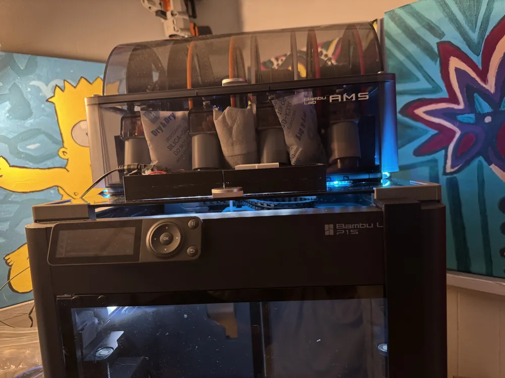 AMS Low Profile Riser for P1S - Free 3D Print Model - MakerWorld