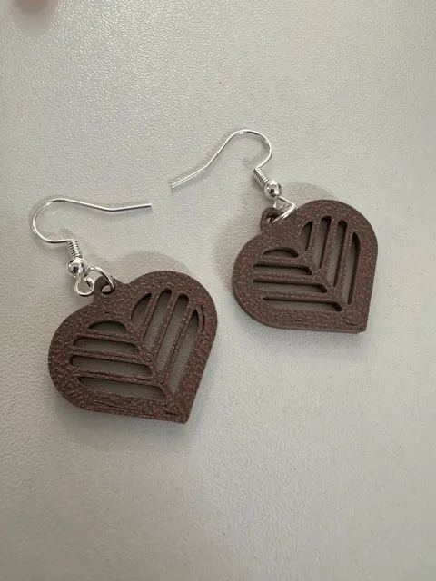 Heart Shaped Earrings view 3