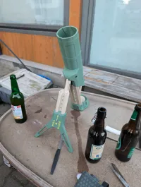 Mörser für Flaschen mit max. D77mm