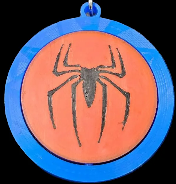 Gyroscopic type spinner keychain