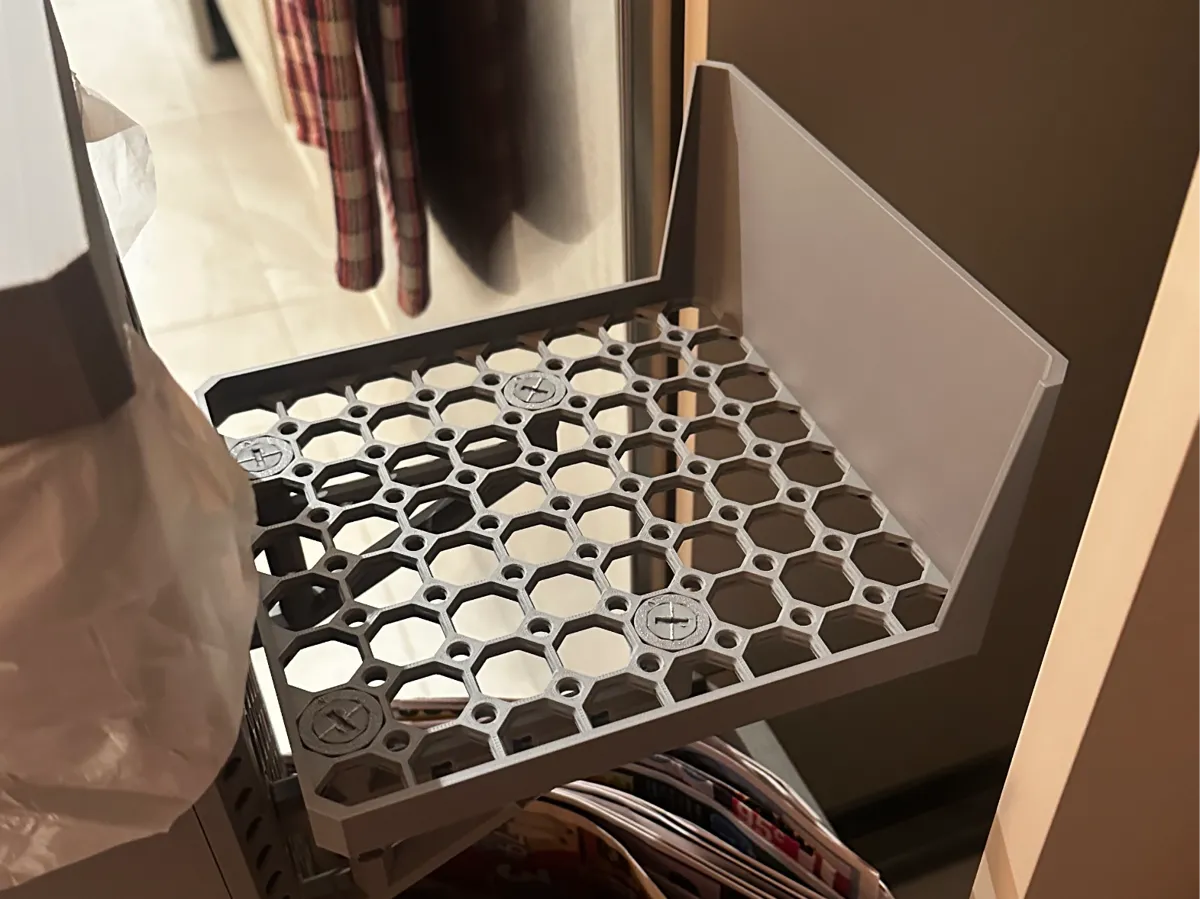 Multiboard 8x8 Border Tile Shelf - Free 3D Print Model - MakerWorld