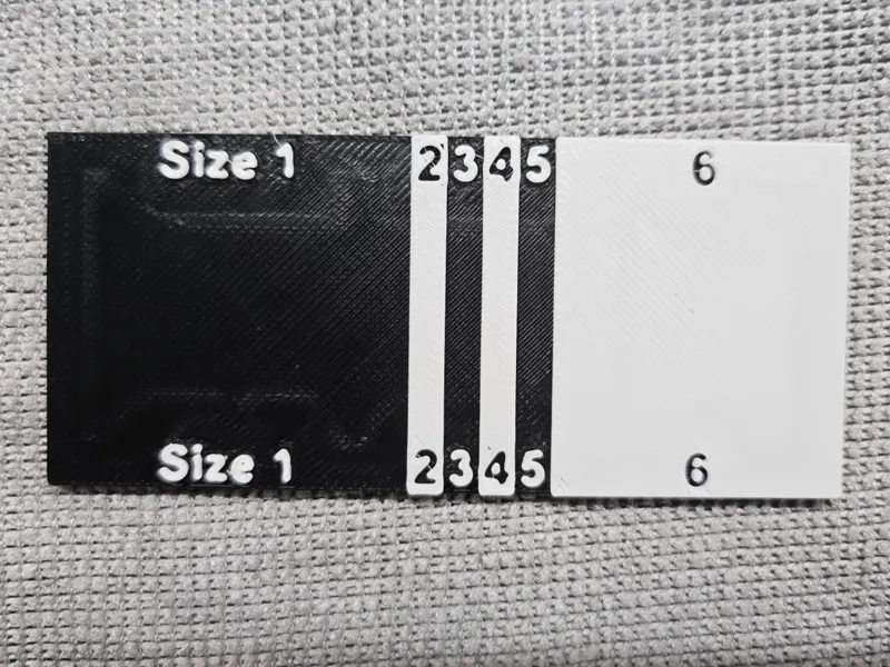 Grip Sizing Card