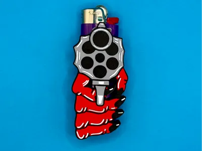 Trigger Finger lighter case