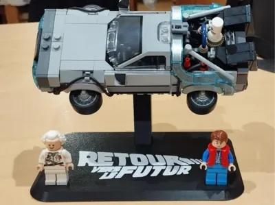 Back to the Future 77256 Display Stand French text