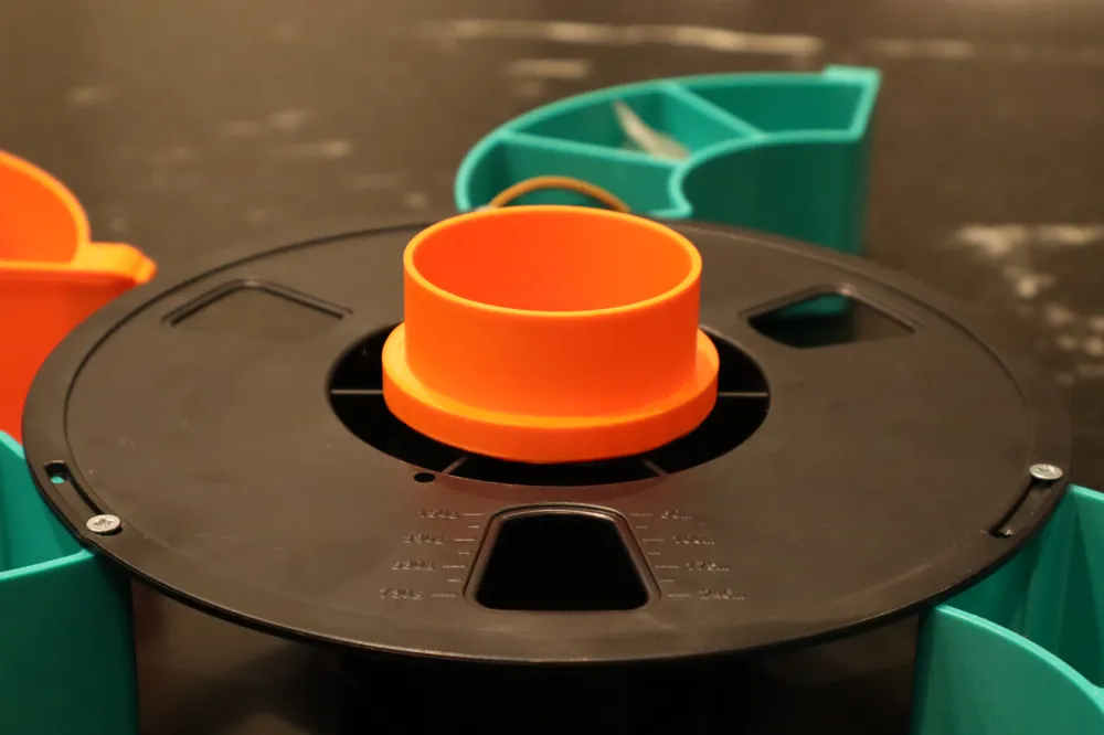 Filament Spool Storage Organizer (CONFIGURABLE) - Free 3D Print Model ...