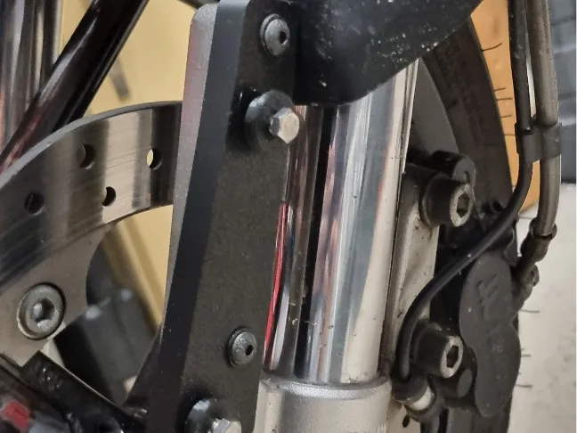 Zero FXE offset mudguard mounts for KY500X-E5