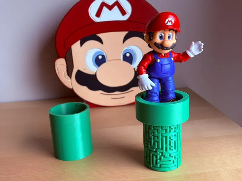 Mario Warp Pipe Maze Puzzle