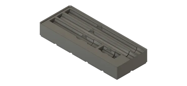 Bac Gridfinity rallonges de cliquet Wera 3/8″