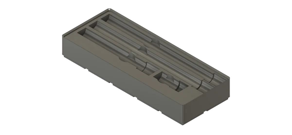 Bac Gridfinity rallonges de cliquet Wera 3/8″