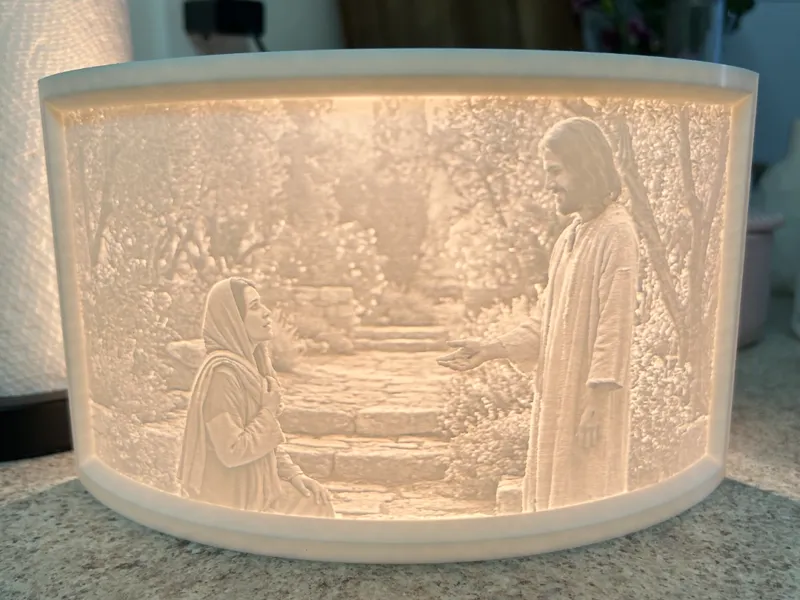 Mary Magdalene Lithophane